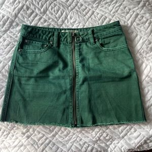 We the Free Green Skirt